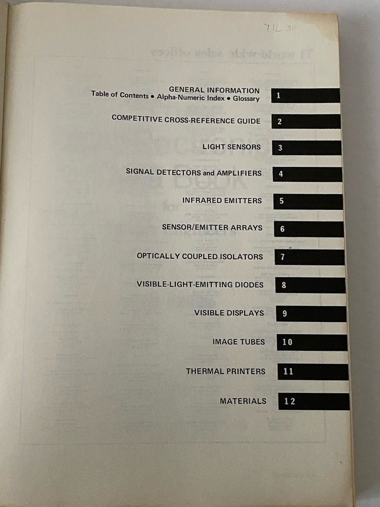Texas Instruments The Optoelectronics Data Book for Design Engineers First Ed