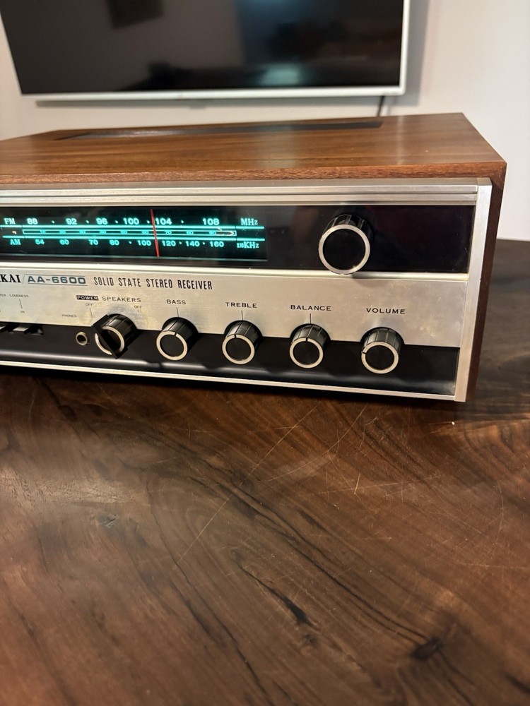 AKAI AA-6600 Stereo Receiver, Tested, Working Order