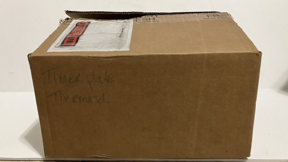 Thermasol Timer Plate Chrome OPEN BOX