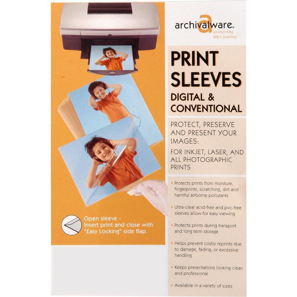 Archivalware AW14612-25 Sleeving, A3, 1 Side Sealed