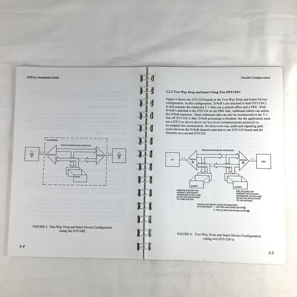 Dialogic Voice Communication System Installation Guide 1988 Spiral Bound