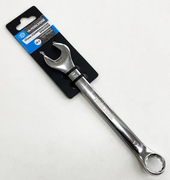 Metric Combination Spanner 17mm Chrome Vanadium Open & Ring End Spanner Tool