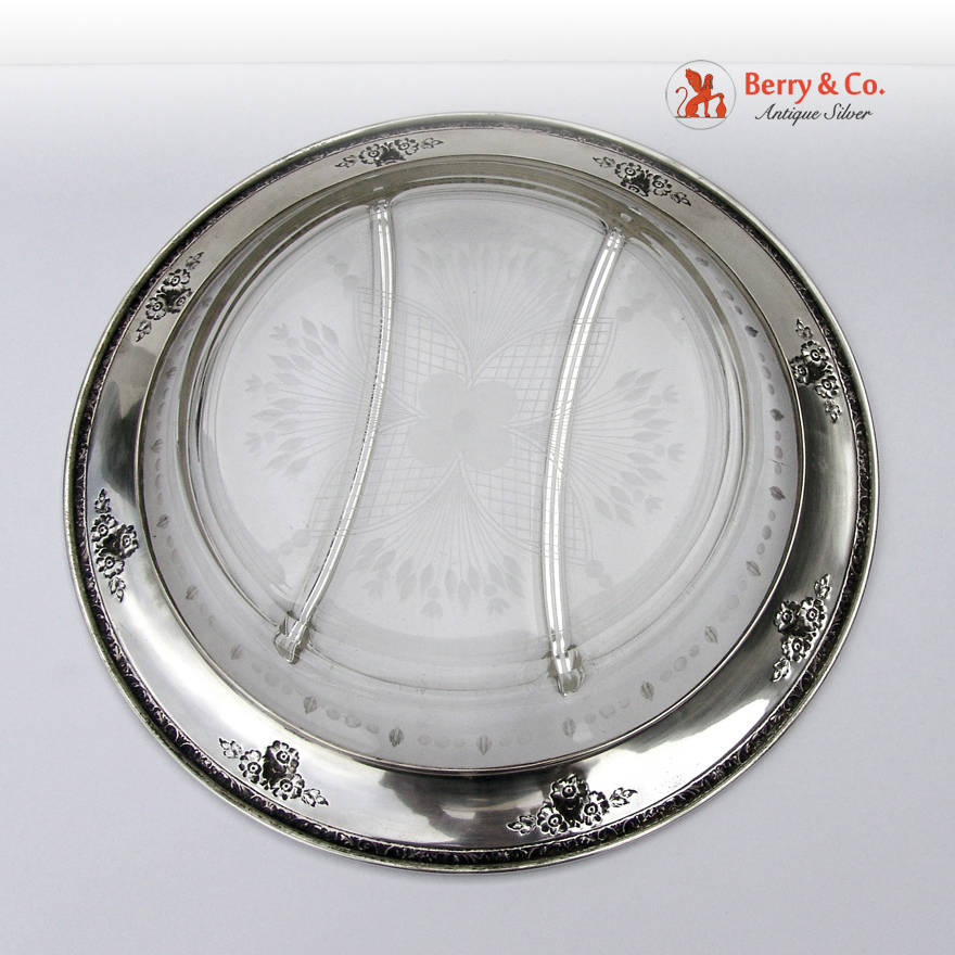 Meadow Rose Bowl Sterling Silver Watson 1920