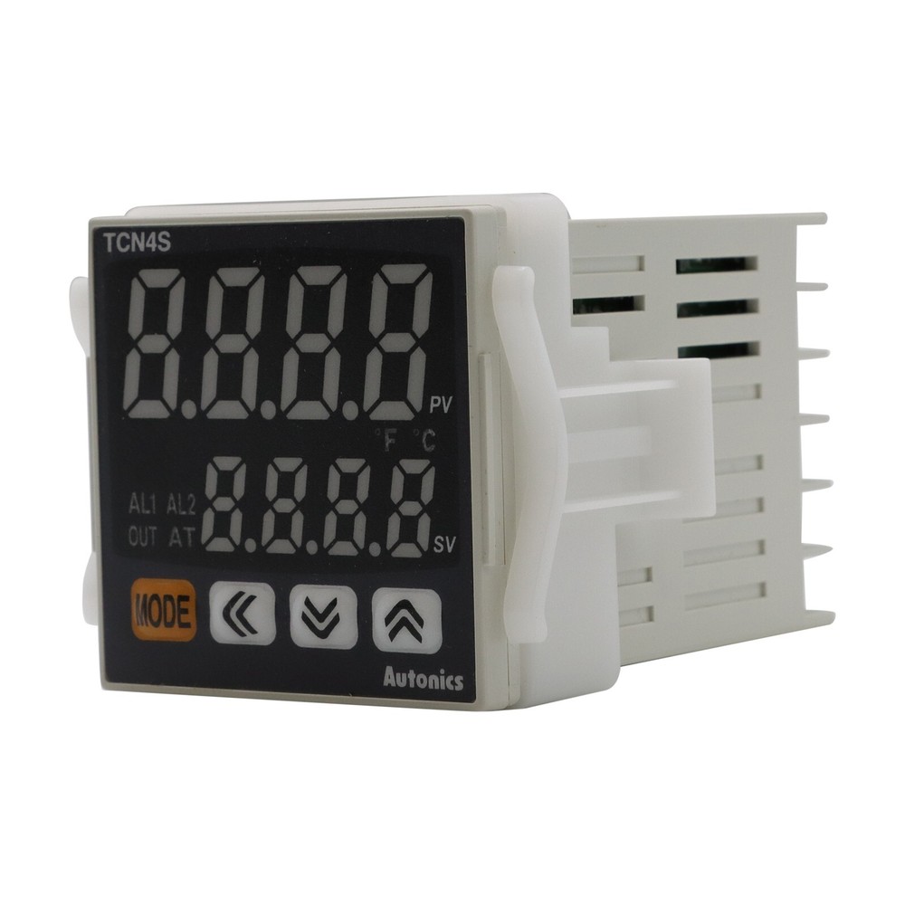 TCN4S-24R Dual Display PID Temperature Controller 100~240VAC 100ms For AUTONICS