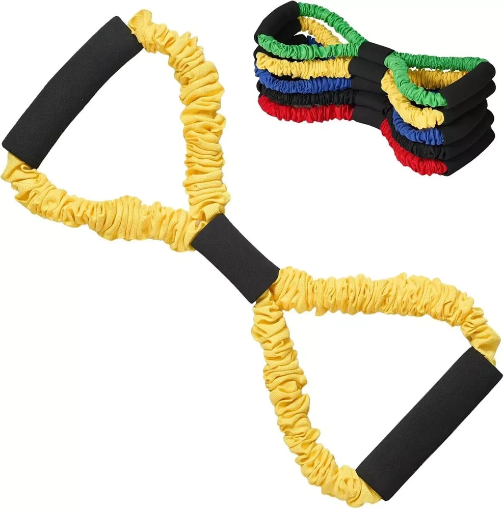 10-50lbs Archery Bow Trainer Rubber Stretch Bands Release Training Device Aids