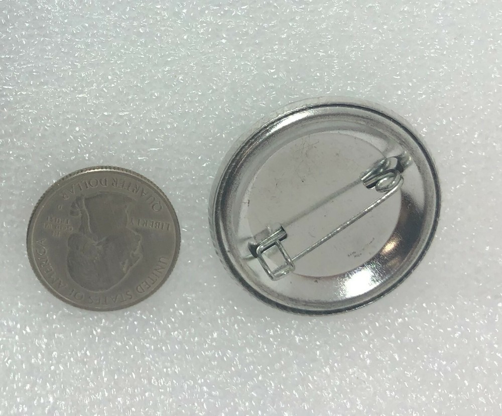 Fossil & Hide Button Pin