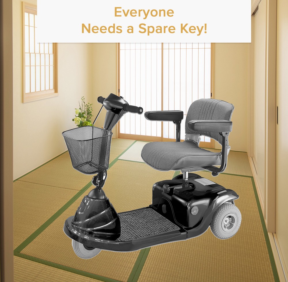 Key for Drive Daytona 3 & 4 GT, Mini Phantom, Phantom, Phoenix, Mobility Scooter