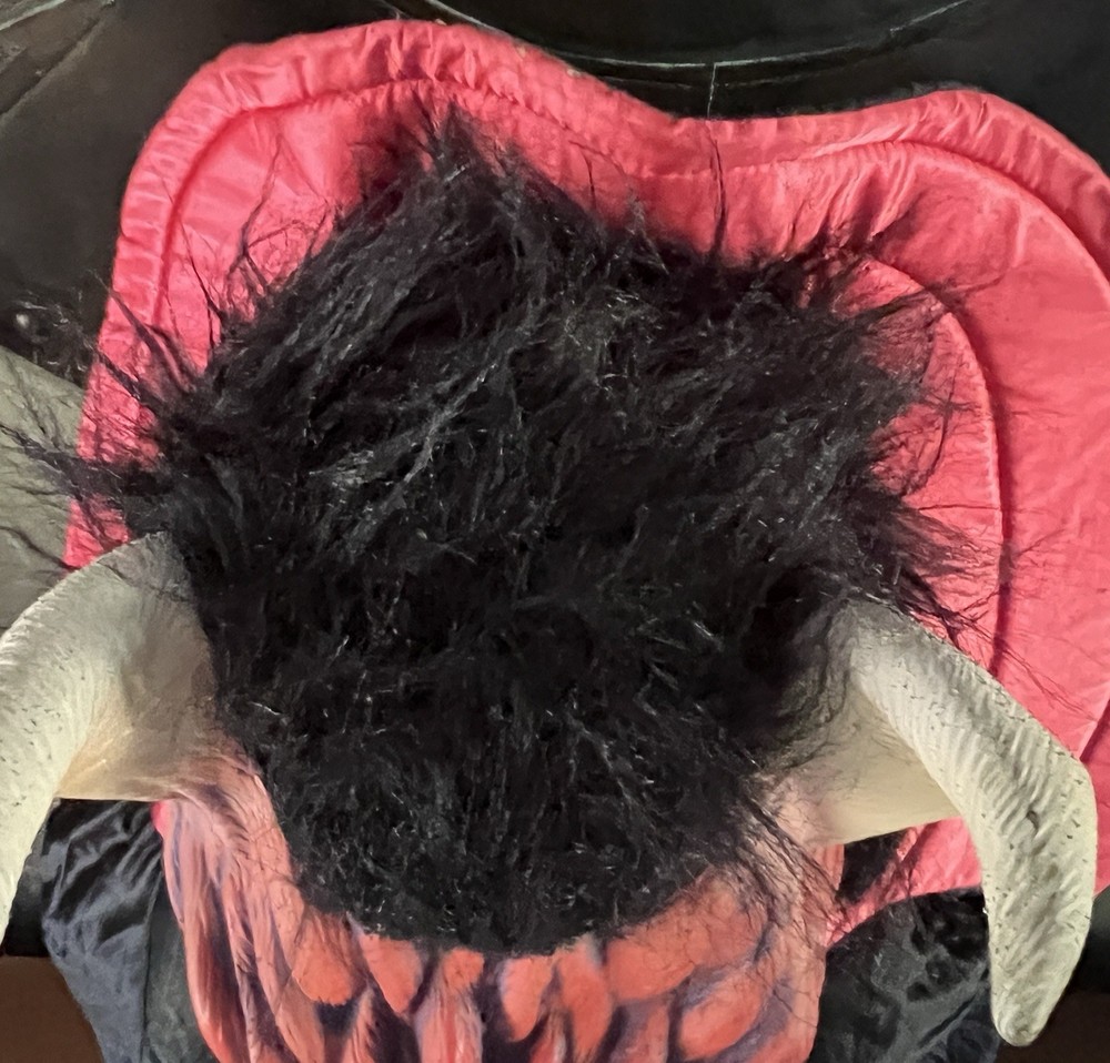 1996 Be Something Studio B.S.S. Royal Devil Halloween Mask And Cape