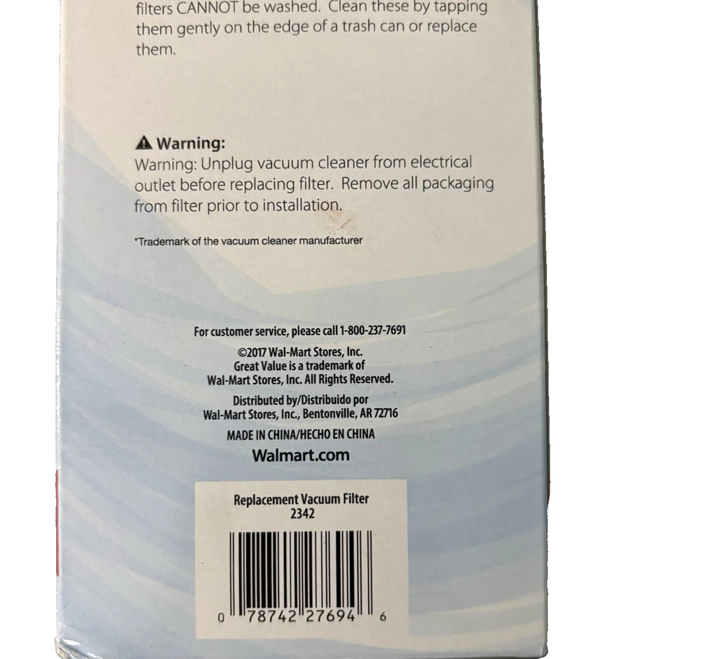 New Great Value Replacement Vacuum Filter For Dirt Devil Style F1