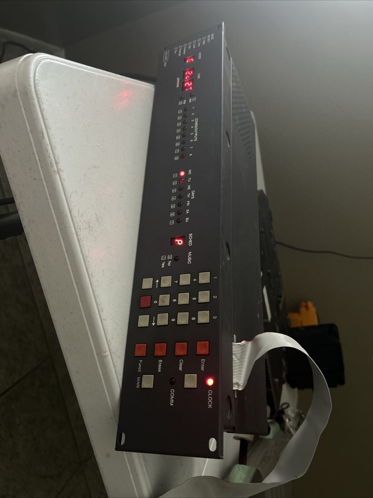 Rauland 2524 Master Clock Intercom Control System