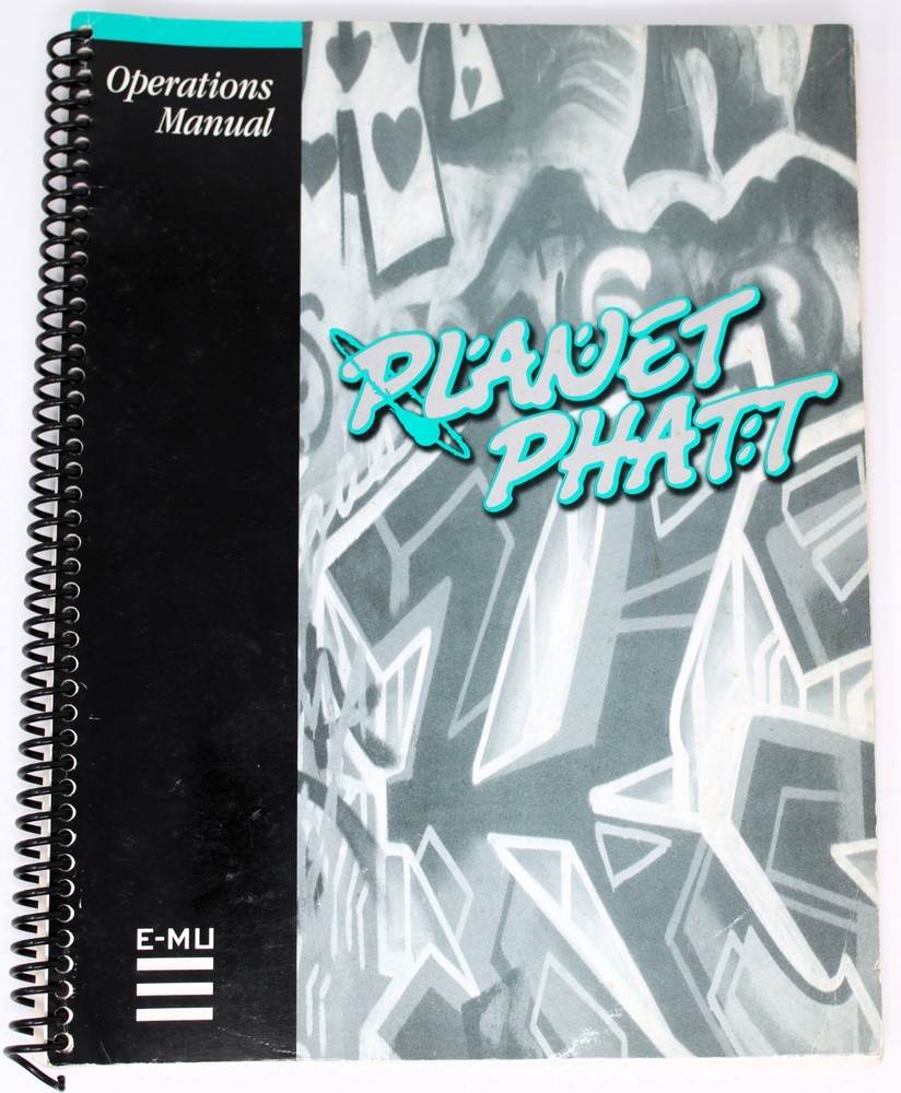 E-mu Systems Planet Phatt Operations Manual 1996