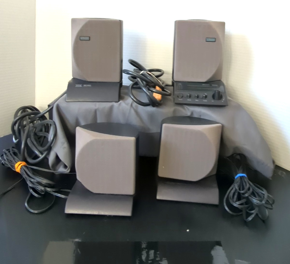 Altec Lansing ADA885 THX Computer Speaker System Dolby Digital Surround Tested