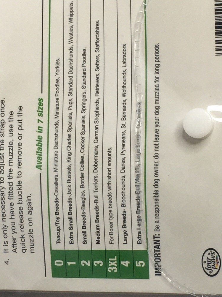 Quick Fix Muzzle Size 3 Medium Black