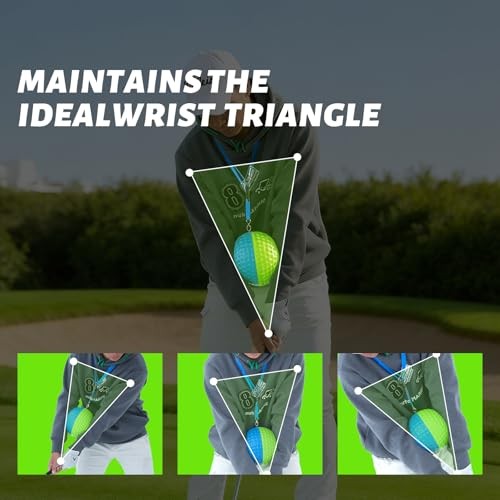 Golf Training Aid Ball – Forearm Connection Swing Trainer for Medium