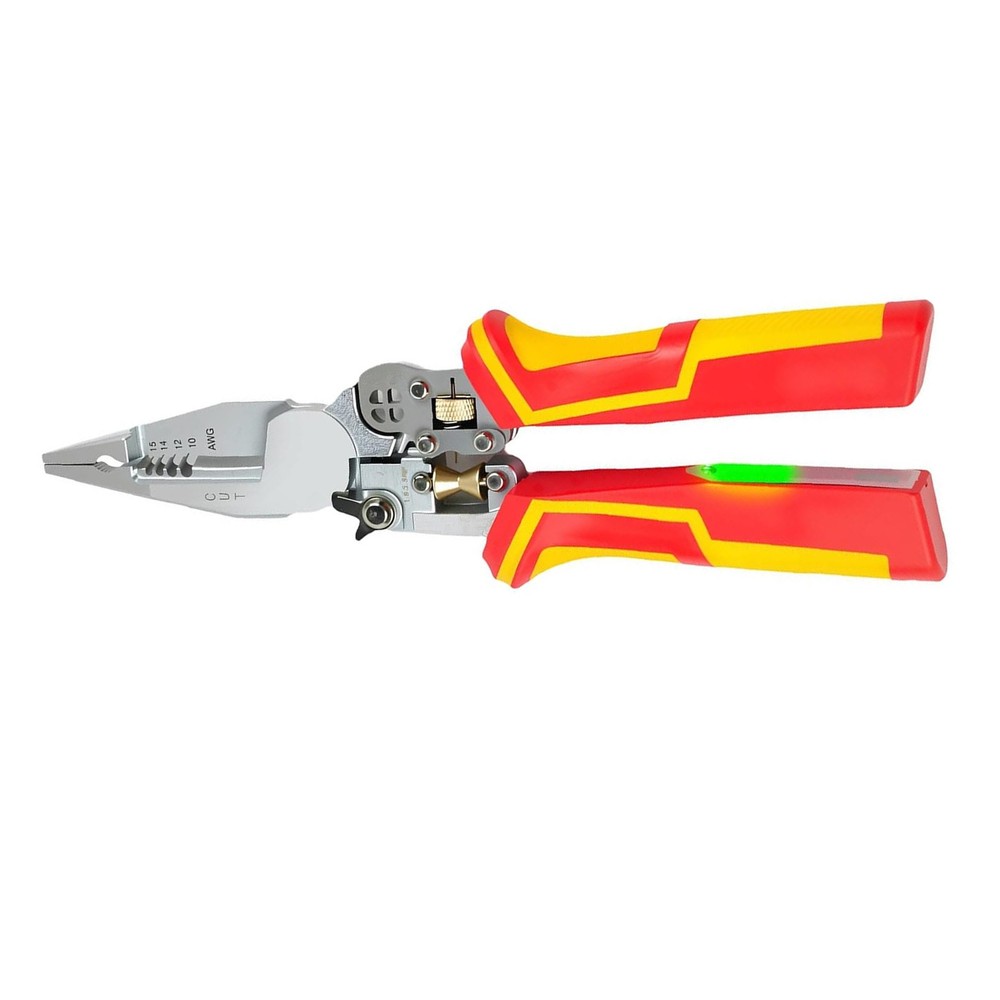 Wire Stripper Tool Voltage Tester Pliers Multi Function for Wire Cutter Twister