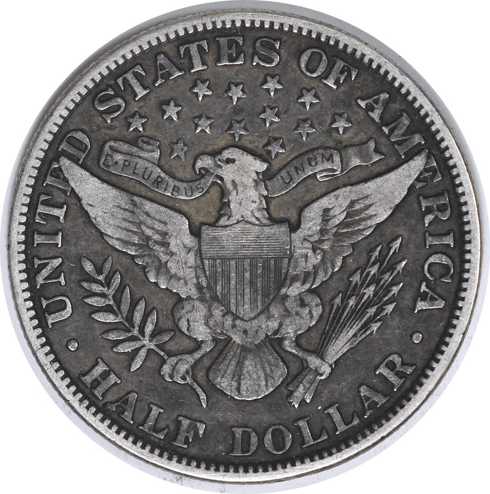 1912 Barber Silver Half Dollar VF Uncertified #1140