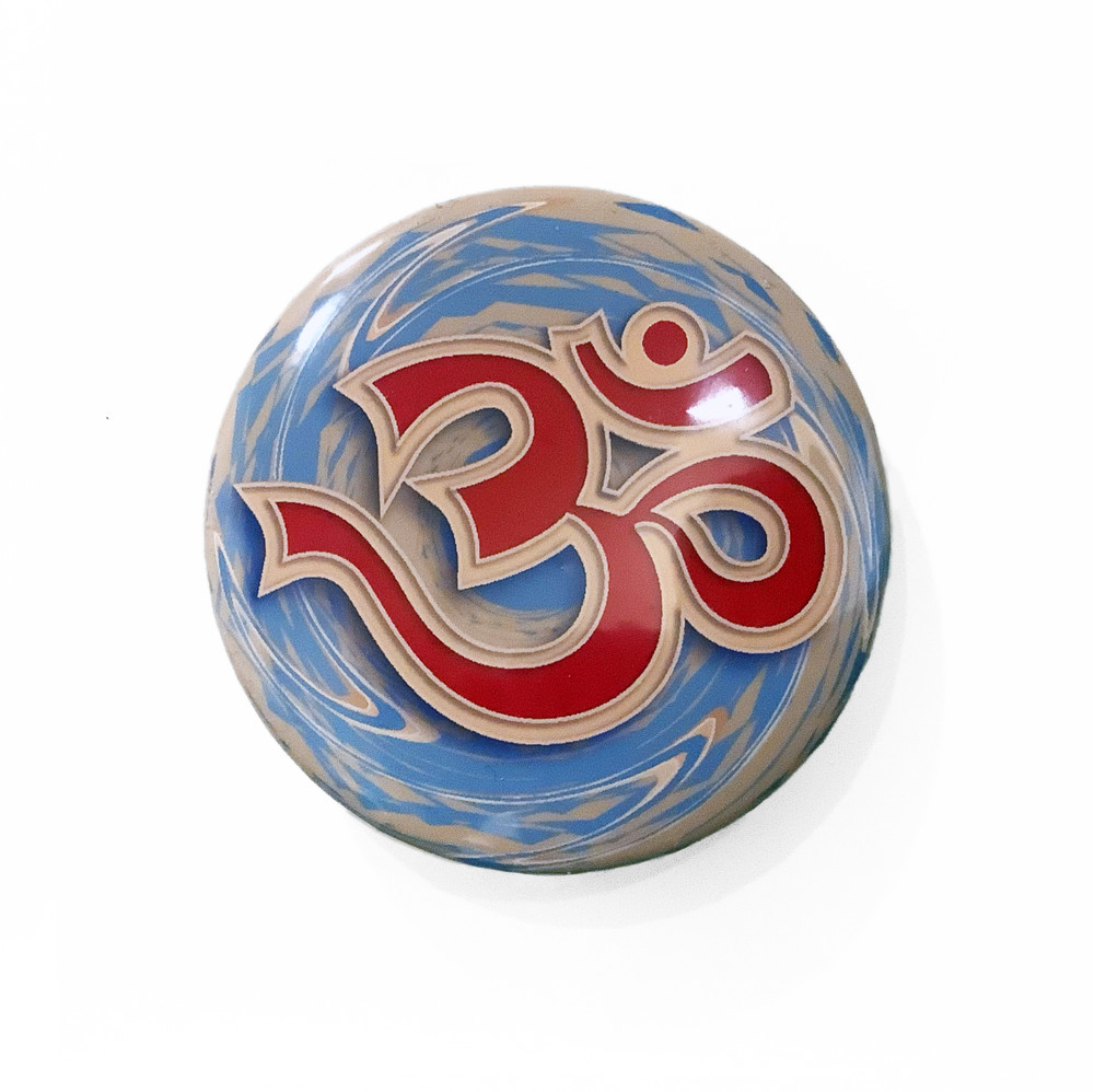 OM Pinback Button 2.25" diam., round
