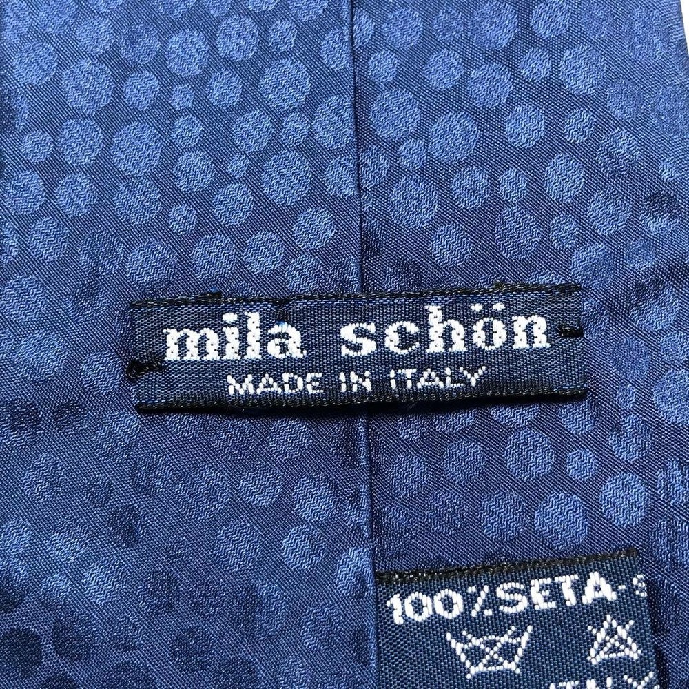 mila schon all pattern tie navy