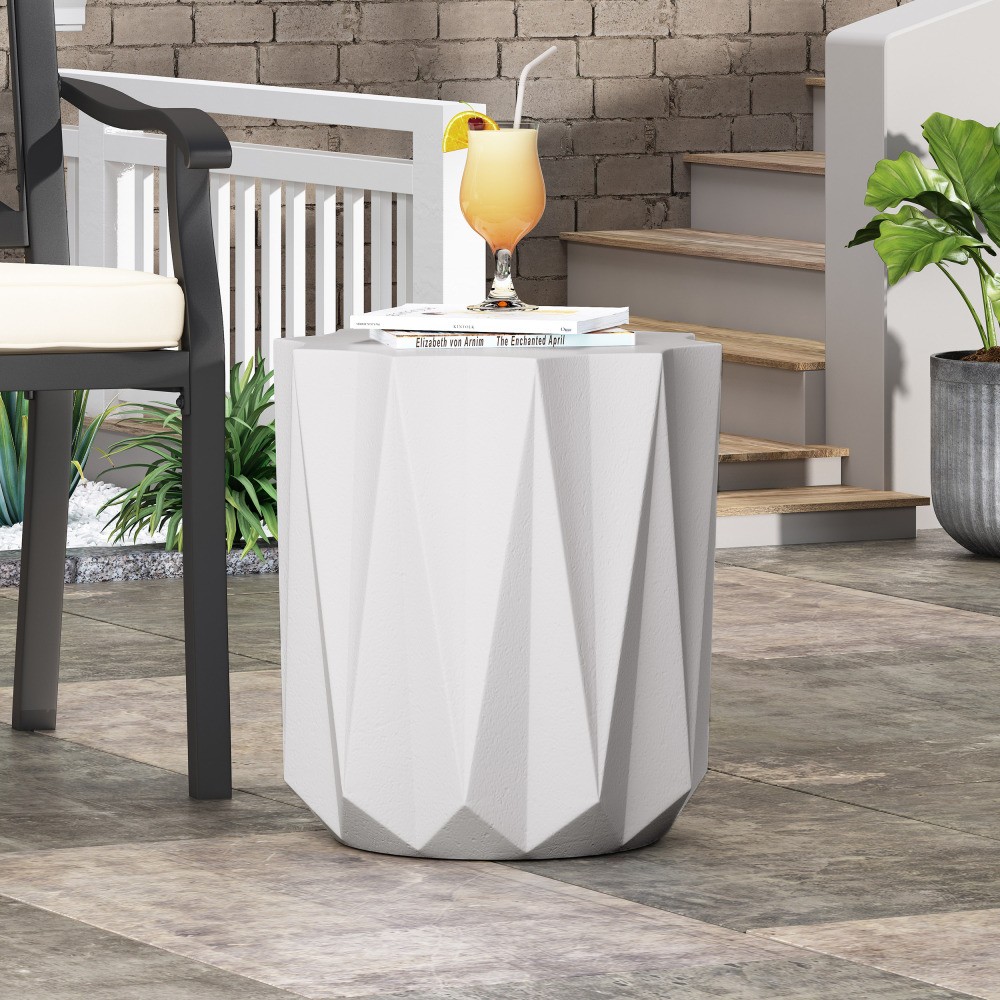 Outdoor Light Weight Concrete Side Table