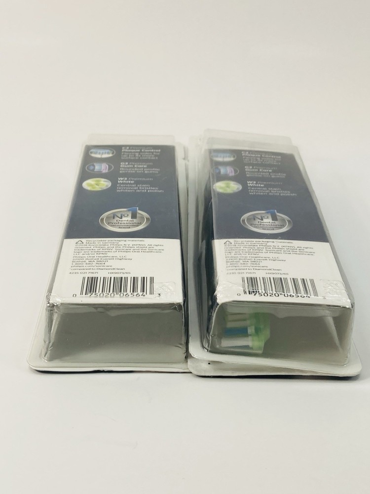 Philips Sonicare C3 G3 W3 Variety Pack Bundle (2 Set) OPEN BOX– One Missing Head