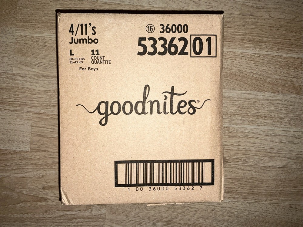 Goodnites Size L Count 44