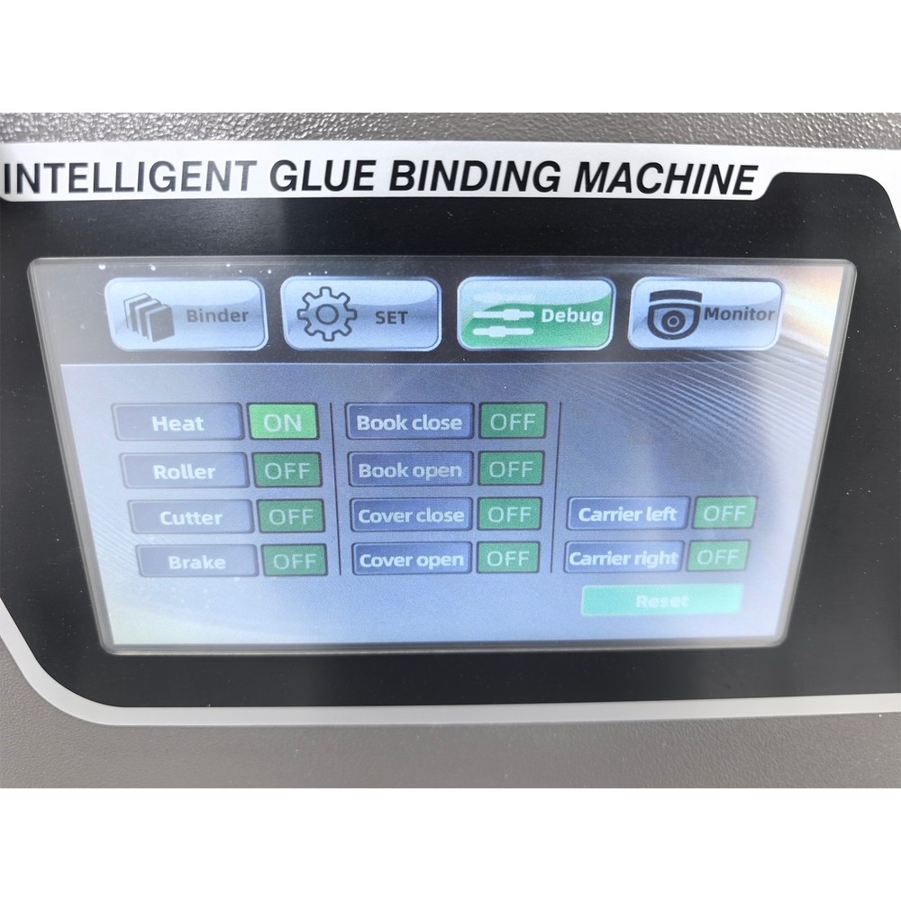 220V Auto Hot Glue Book Binding Machine A4 Side Glue Perfect Binding Machine