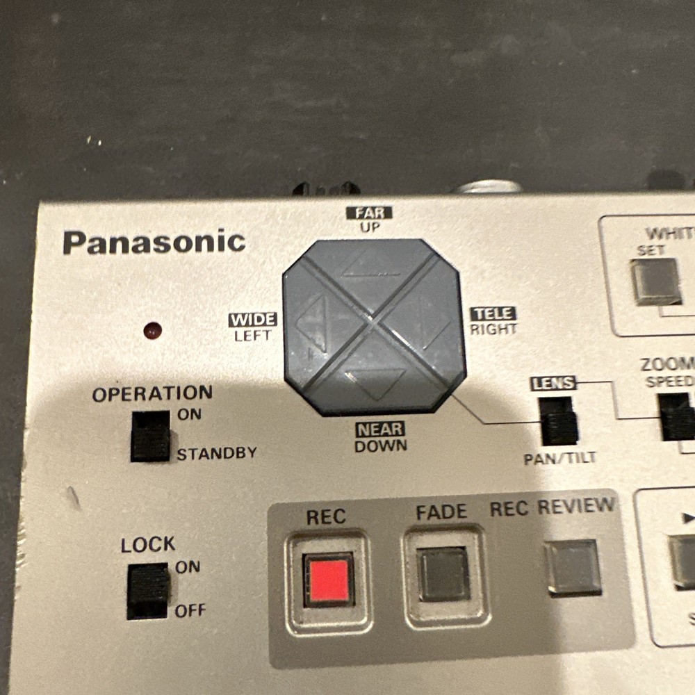 Panasonic WV-CR12 Camera Camera Remote Controller,Untested #R47