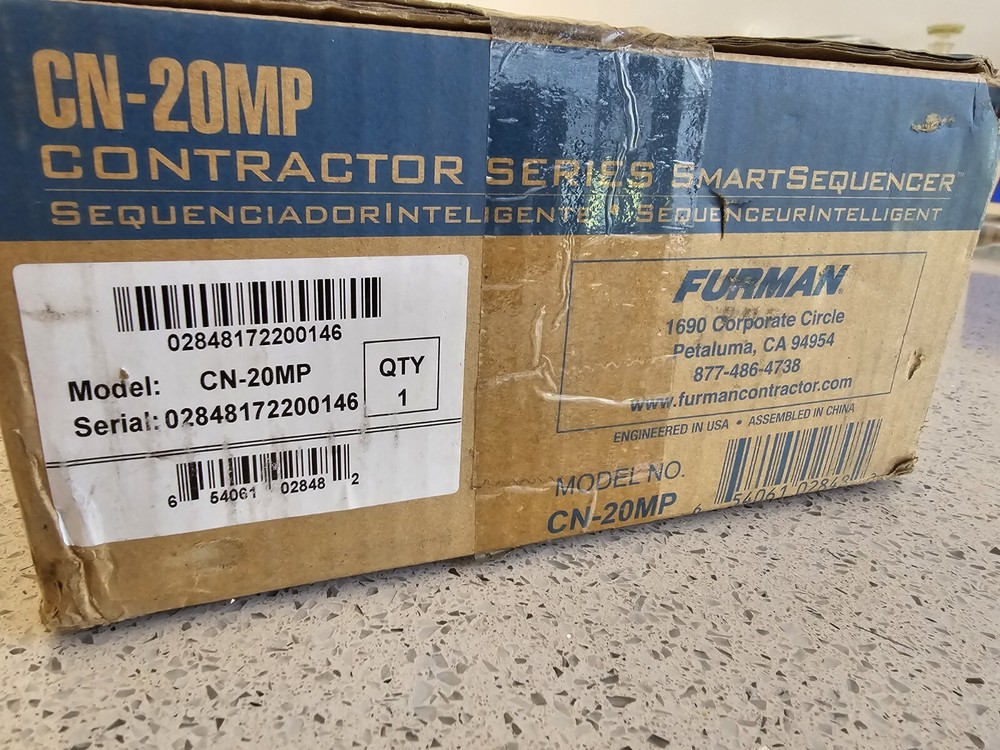 Furman CN-20MP 20 Amp MiniPort Power Sequence module | Open Box New