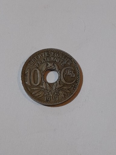 France 10 Centimes 1917