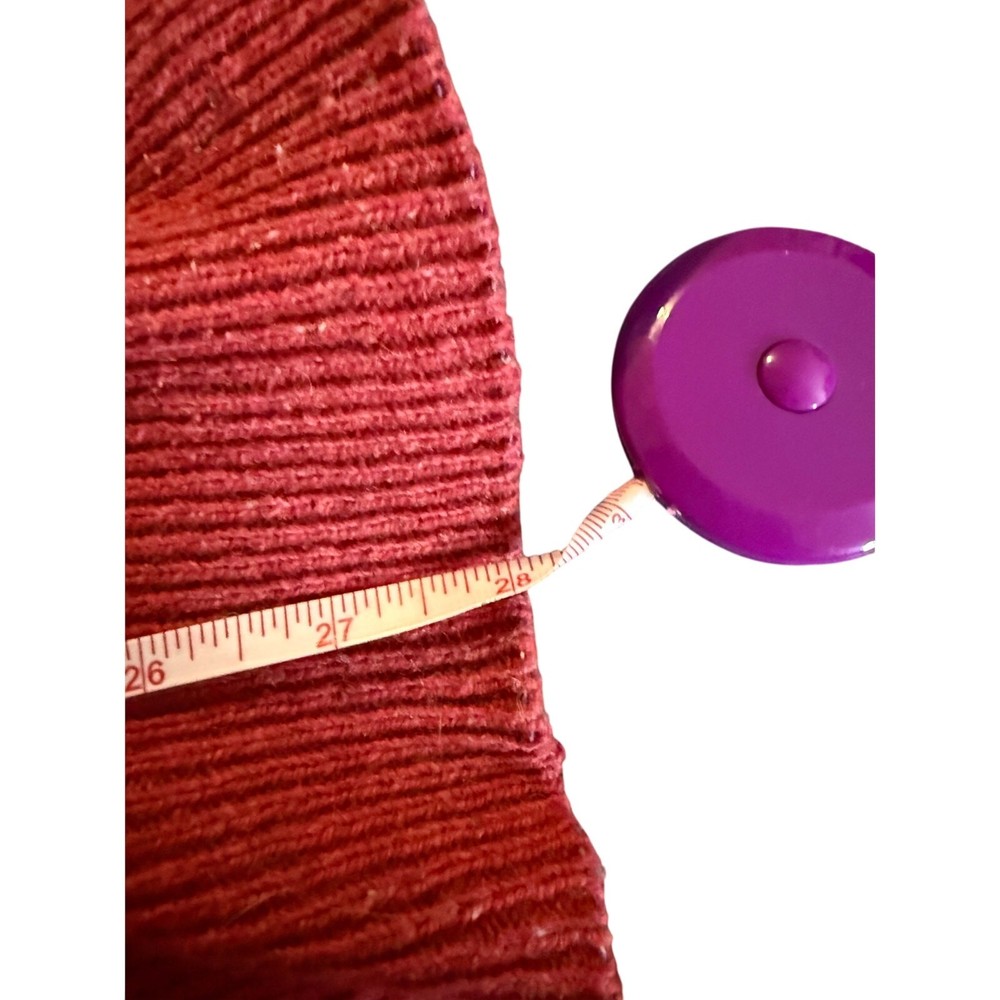 Shetland red wool sweater