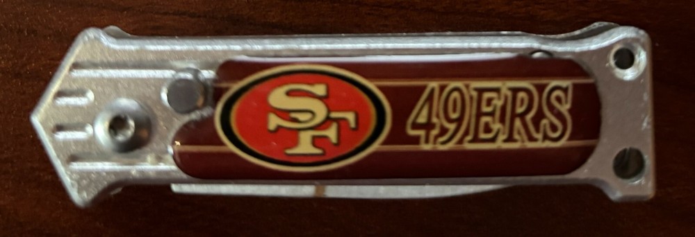 49ers folding pocket knife