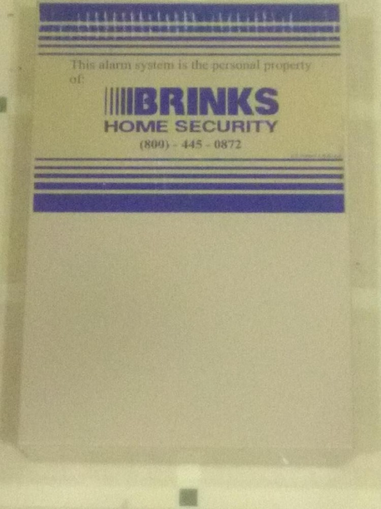Brinks Security Alarm panel new BHS 2000 D