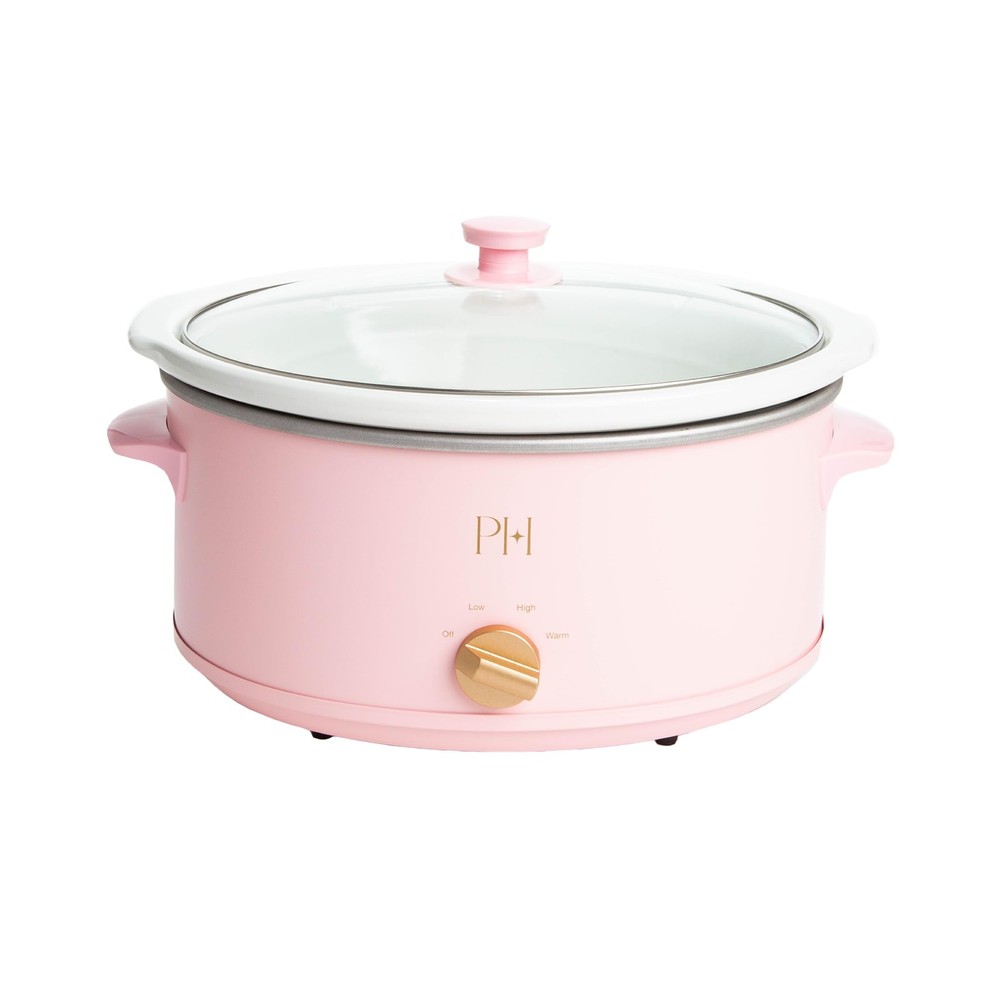 6-Quart Manual Slow Cooker, Features Three Settings (Low, High, Warm), Natura...