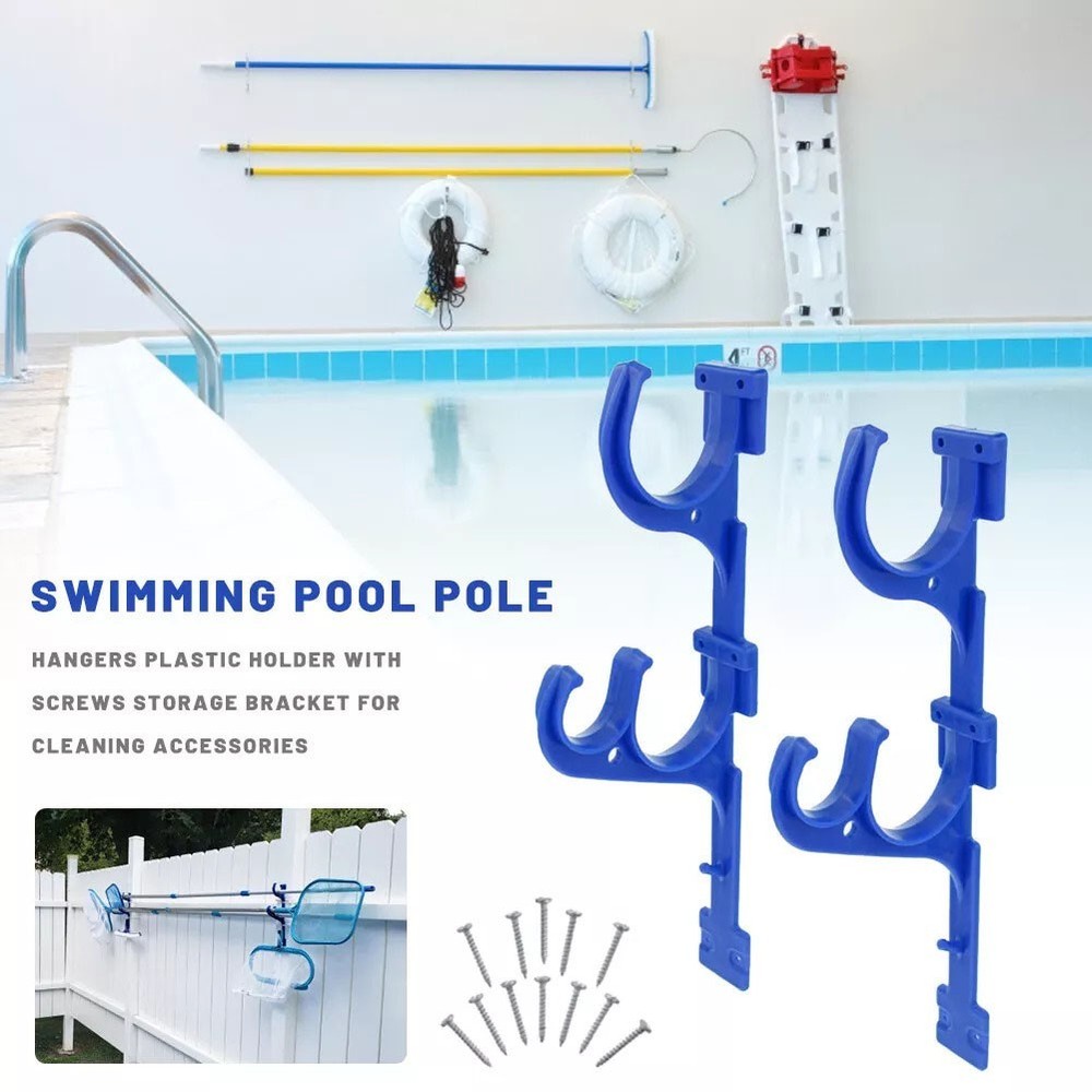 Practical Pool Pole Hanger Holder Hook Perfect Solution for Pool Storage