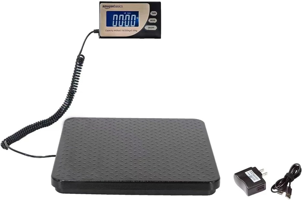 Robust Digital Postal Scale - 440 lb Max Capacity & 10 oz Minimum Load Weight