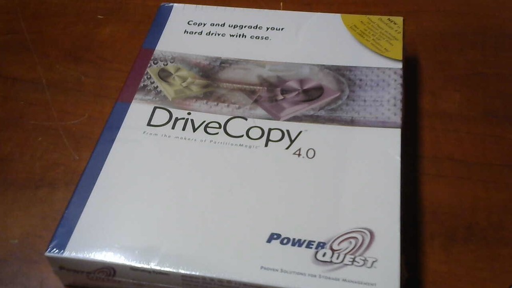 Power Quest ® Drive Image ® 4.0 © 2000 On CD With Manual