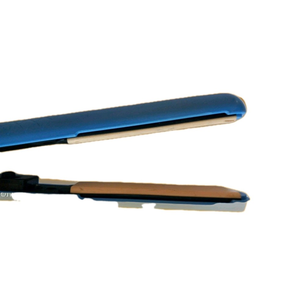 Bellezza Curling Flat Iron Blue Ceramic Plate Good Working Condition Pre-owned