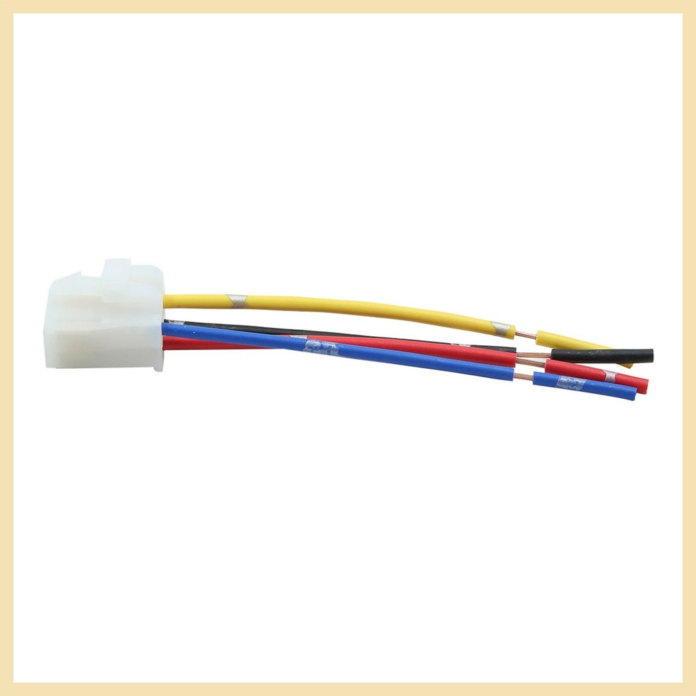 4 Terminals Wiring Harness Relay Socket Connector DC 12V for Car
