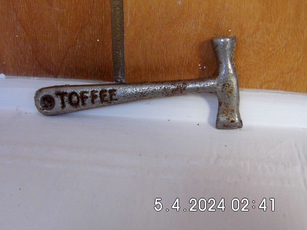 Walker's Toffee & Candy Hammer Axe Rusty