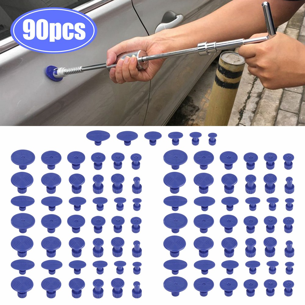 Car Pulling Tabs Paintless Dent Repair Hail Removal Kit For All Puller Tool US