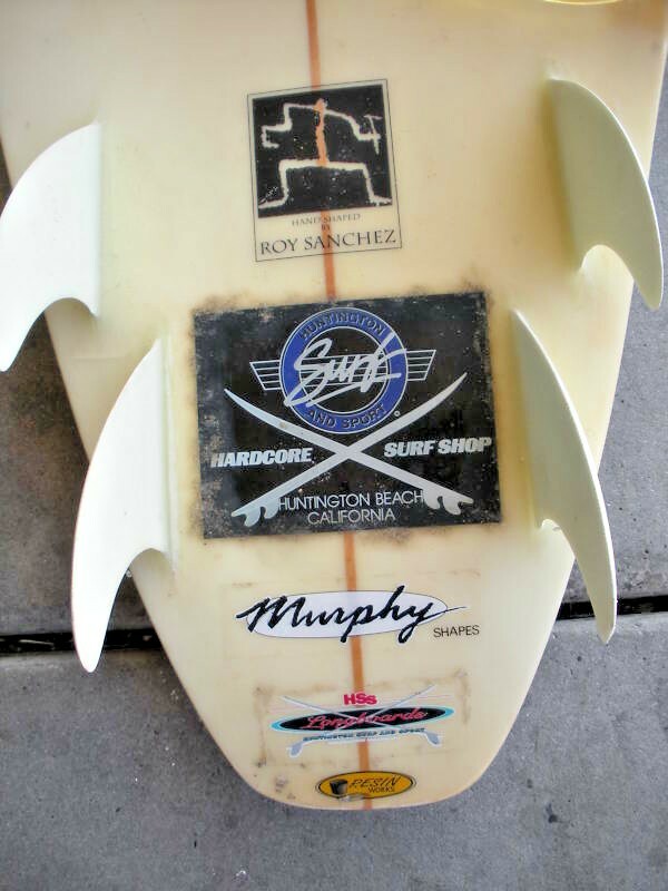 PACIFIC WAVE CRAFT SURFBOARD ( HANDCRAFTED BY ROY SANCHEZ