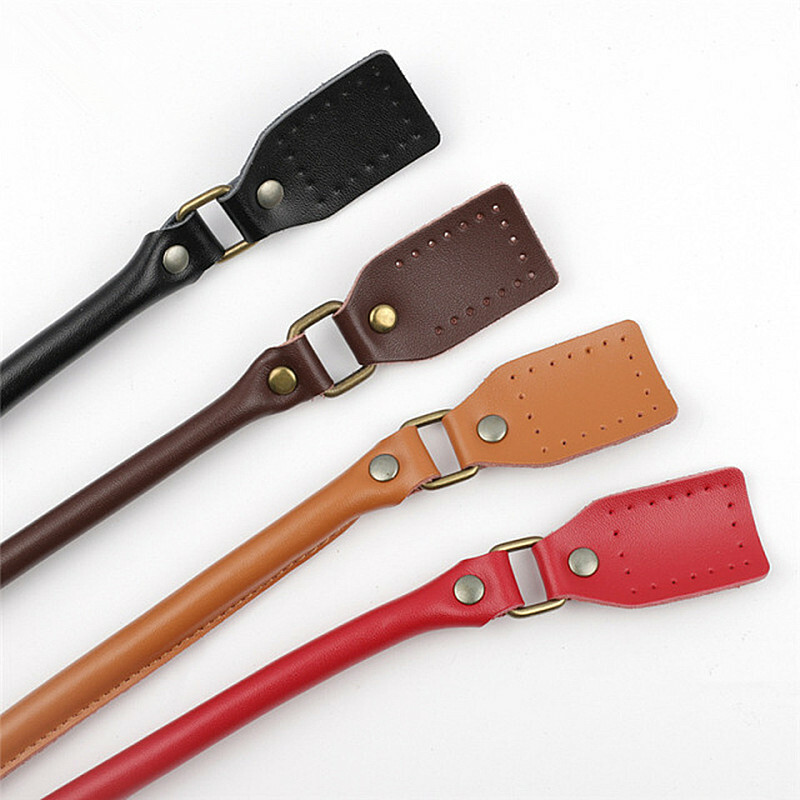 2Pcs Leather Shoulder Handbag Replacement Purse Handle DIY Bag Strap 40/60cm
