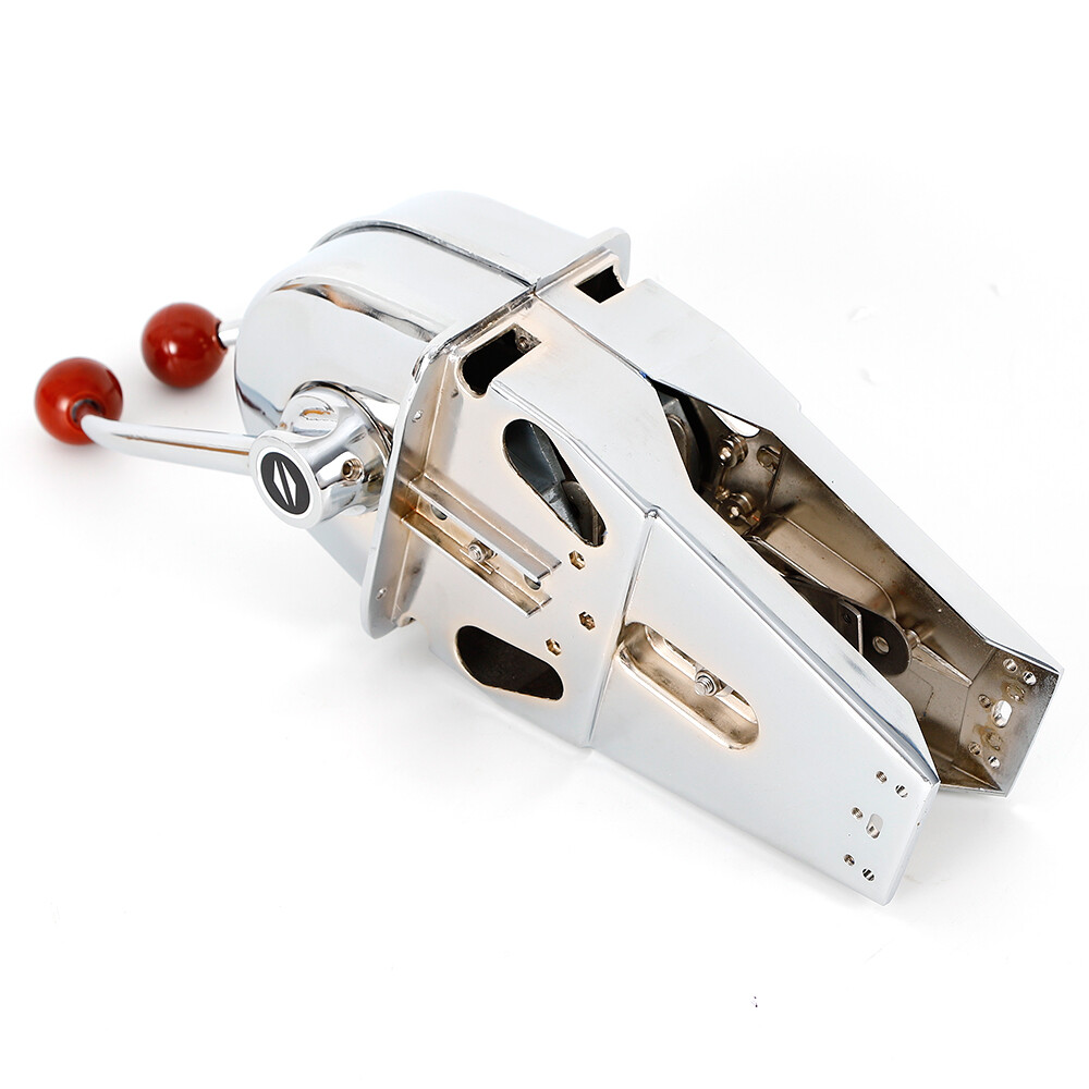 Dual Engine Top Mount Twin Lever Shift and Throttle Control Box for Boats US
