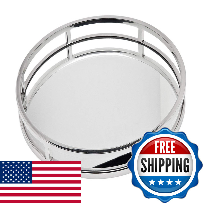 Godinger 49831 Aspen 13 Round Gallery Tray