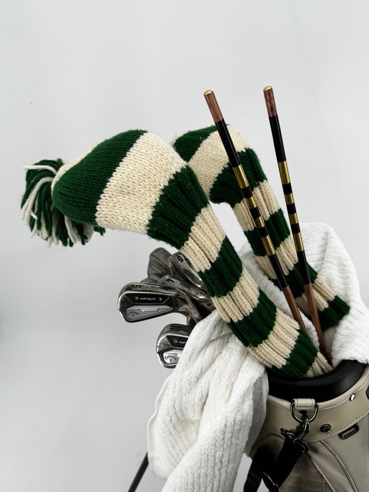 Golf Hickory Alignment Sticks Gold Black