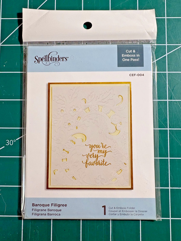 Spellbinders Baroque Filigree Cut & Emboss Folder – New in Package (CEF-004)