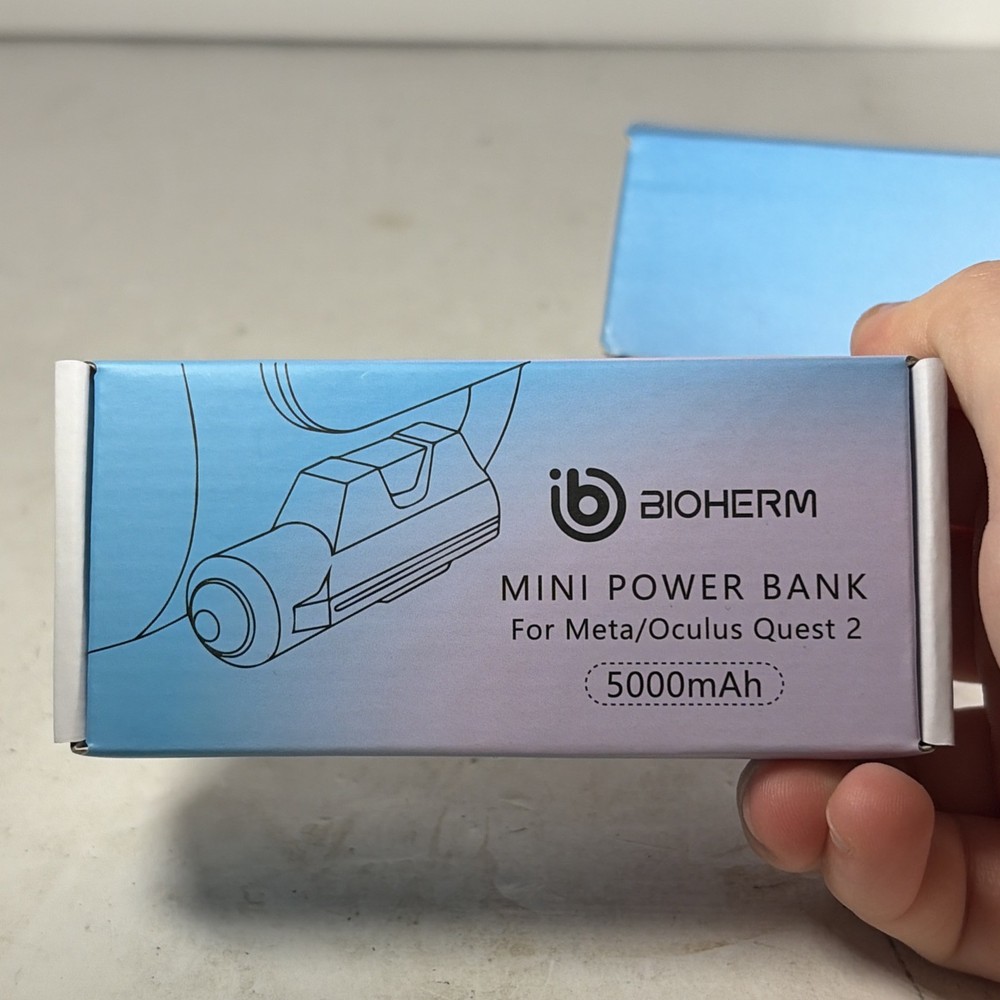 Bioherm Meta Quest 2 5000mAh Battery Pack x2 New Open Box