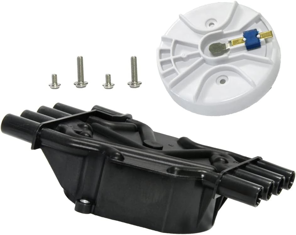 Ignition Distributor Set Brass Terminals 5.0L 5.7L Cap, Black