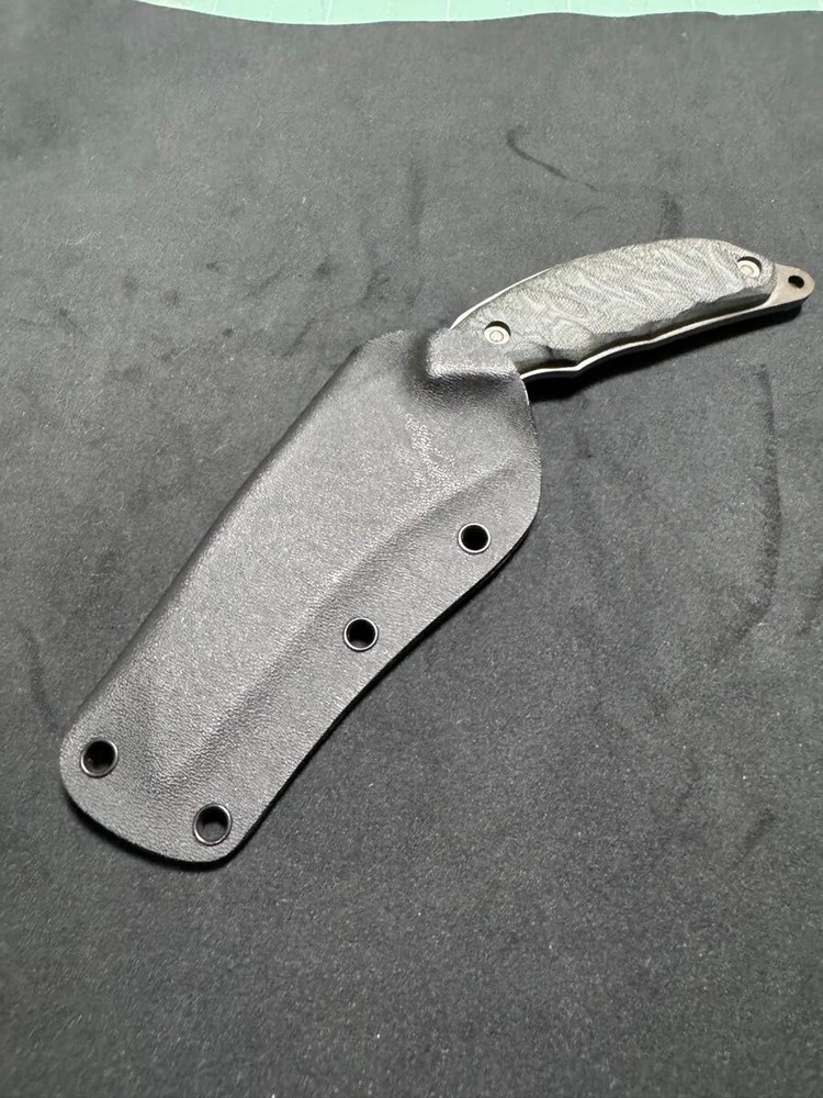 Steve Ryan survival knife fixed fighter with sheath