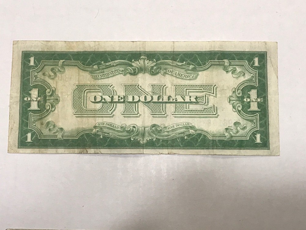 1928 B $1 Silver Certificate Funny Back in Higher Grade Great Looking Note